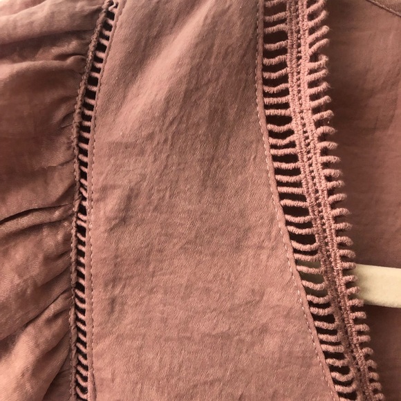 Altered State long sleeve ruffled v-neck blouse - Picture 3 of 5